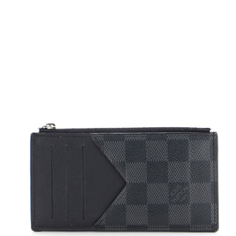 Louis Vuitton Coin Card Holder Damier Graphite