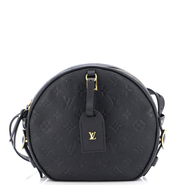 Pre-Loved Louis Vuitton Boite Chapeau Souple MM in Empreinte (Black)