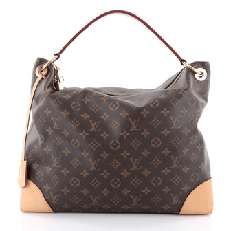 Louis Vuitton Berri Handbag Monogram Canvas MM Brown 2318702