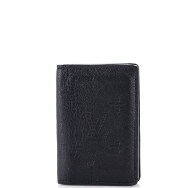 Replica Louis Vuitton Pocket Organizer Monogram Shadow Leather M81382 for  Sale