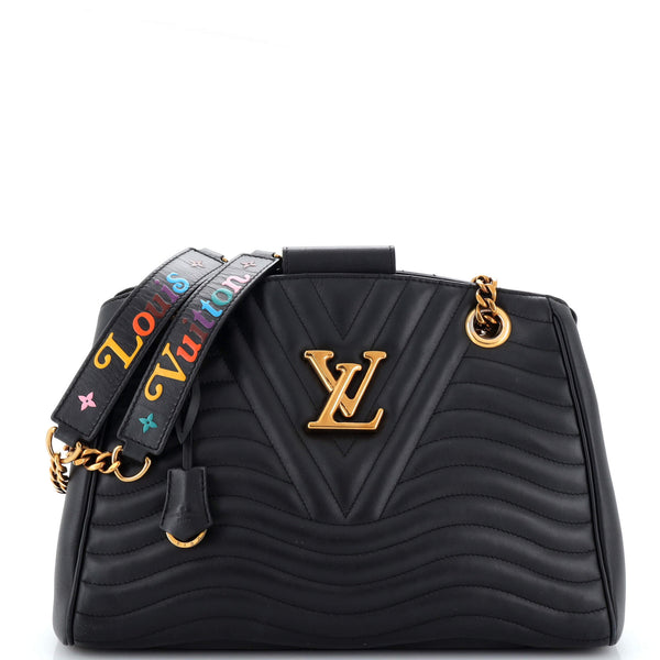 Louis Vuitton Quilted Calfskin New Wave Chain Tote Bag