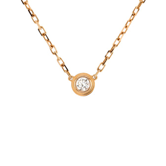 Cartier Cartier D'Amour Pendant Necklace 18K Rose Gold with Diamond Small