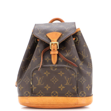 Louis Vuitton Vintage Montsouris Backpack Monogram Canvas PM