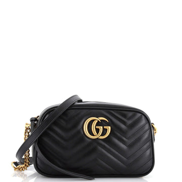 Gucci GG Marmont Shoulder Bag Matelasse Leather Small