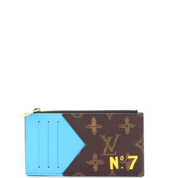 Louis Vuitton Coin Card Holder No.7 Trunk L'Oeil Vintage Monogram Canvas