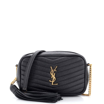 Saint Laurent Lou Camera Bag Matelasse Chevron Leather Mini