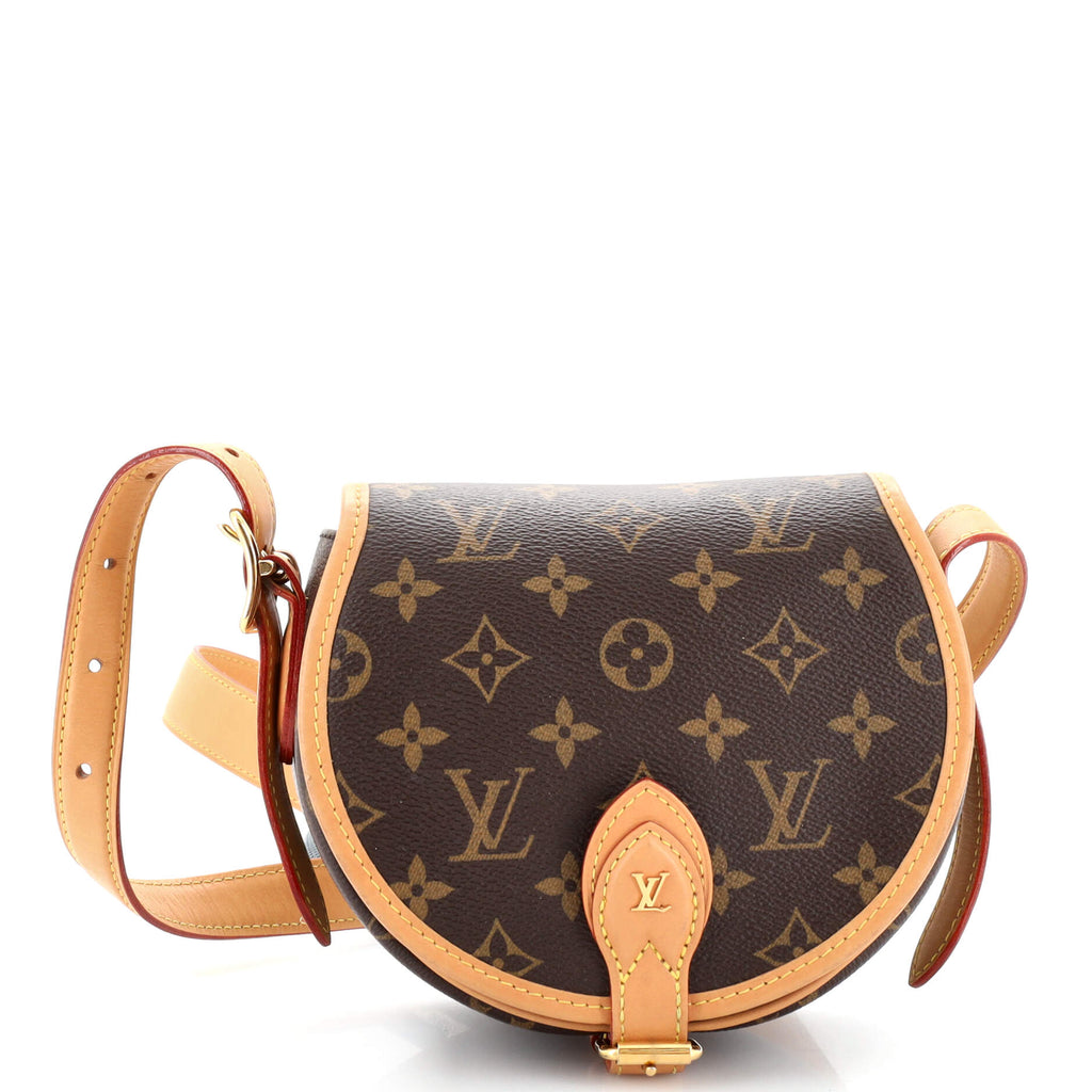 Louis Vuitton Tambourin NM Handbag Monogram Canvas Brown 2319481