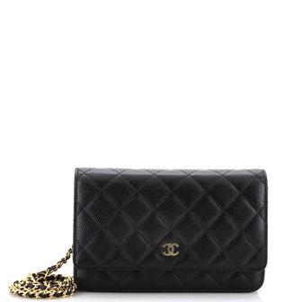 Chanel Wallet on Chain Quilted Caviar