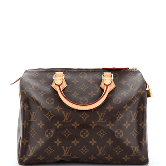 Louis Vuitton Speedy Handbag Monogram Canvas 30