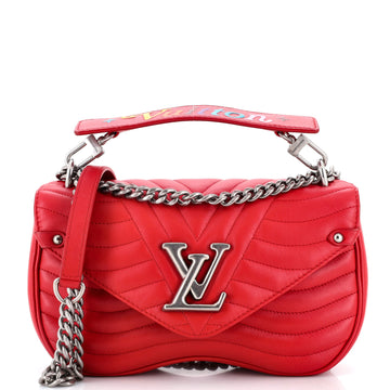 Louis Vuitton New Wave Chain Bag Quilted Leather MM