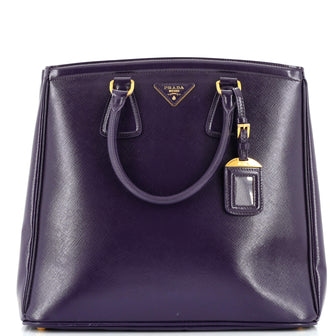 Prada Parabole Tote Vernice Saffiano Leather Medium