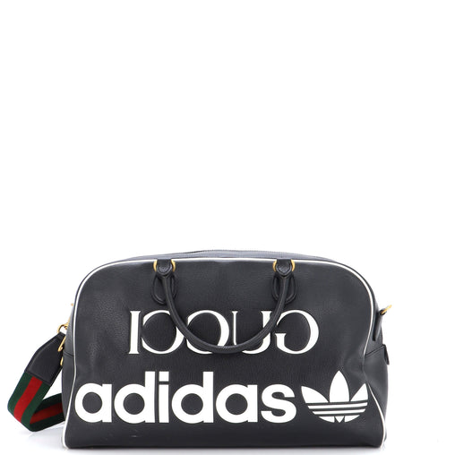 Gucci x adidas Duffle Bag Leather Large Black 2320831