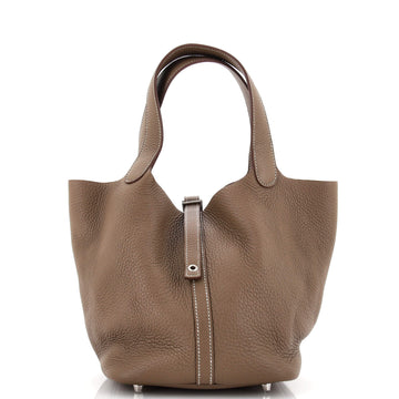 Hermes Picotin Lock Bag Clemence MM