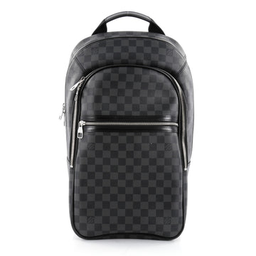 Louis Vuitton Michael Backpack Damier Graphite Black 2321101