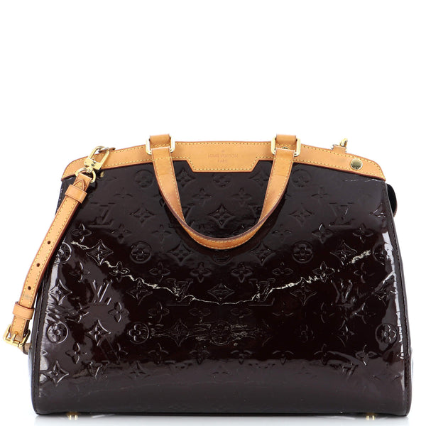 Louis Vuitton Amarante Monogram Vernis Brea MM Bag for Sale in