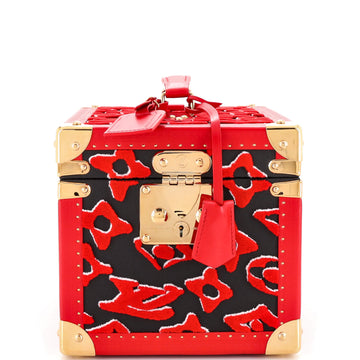 Louis Vuitton Boite Flacons Beauty Train Case Limited Edition Urs Fischer Tufted Monogram Canvas