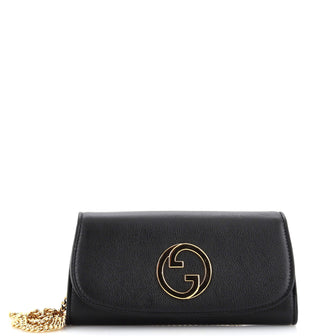 Gucci Blondie NM Continental Chain Wallet Leather