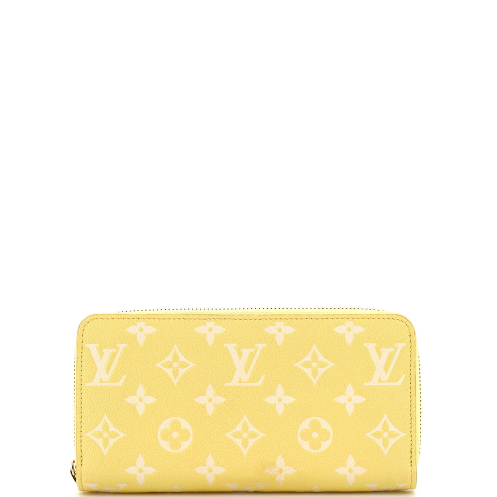 Louis Vuitton Zippy Wallet Spring in the City Monogram Empreinte Leather  Yellow 23217259