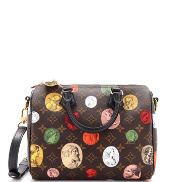 Louis Vuitton Speedy Bandouliere Bag Limited Edition Fornasetti Cameo Monogram Canvas 25