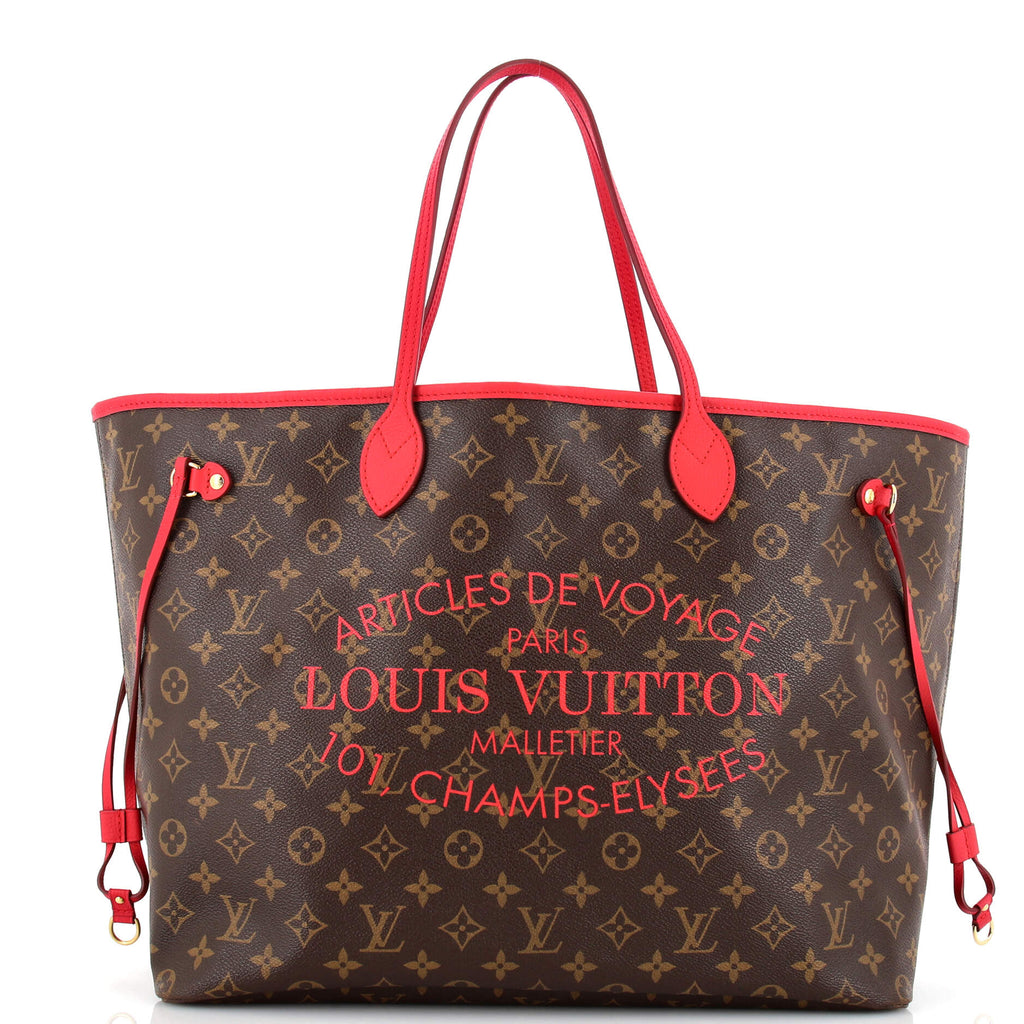 Louis Vuitton Monogram Ikat Neverfull Handbag