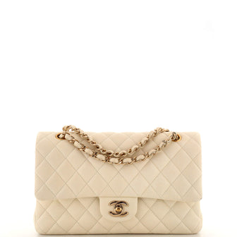 Chanel Classic Double Flap Bag Quilted Caviar Medium