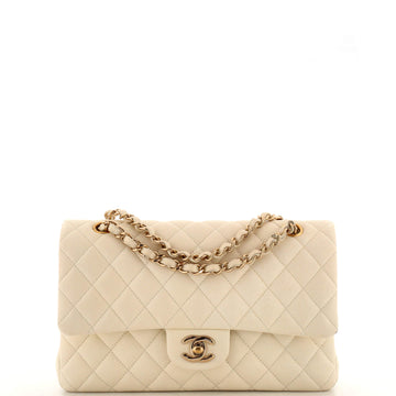 Chanel Classic Double Flap Bag Quilted Caviar Medium