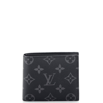 Louis Vuitton Marco Wallet Monogram Eclipse Canvas