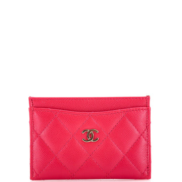 Chanel Classic Card Holder Quilted Caviar