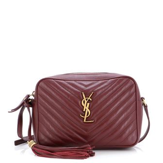 Saint Laurent Lou Camera Bag Matelasse Chevron Leather Small
