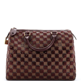 Louis Vuitton Speedy Handbag Damier Paillettes 30