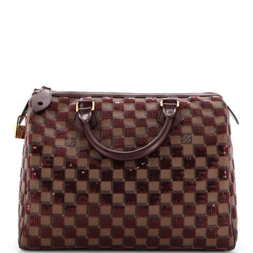 Louis Vuitton Speedy Handbag Damier Paillettes 30
