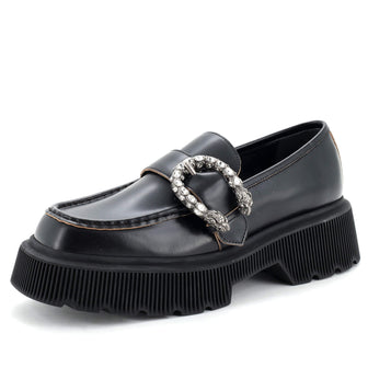 Gucci Women's Dionysus Platform Loafers Leather