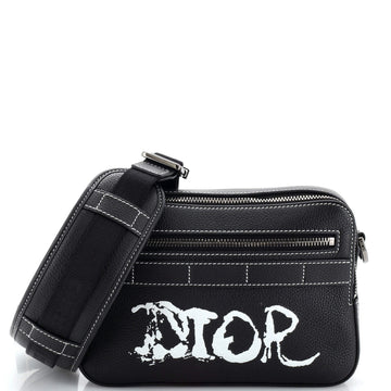 Christian Dior Peter Doig Safari Messenger Bag Printed Leather