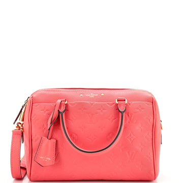 Louis Vuitton Speedy Bandouliere NM Bag Monogram Empreinte Leather 25