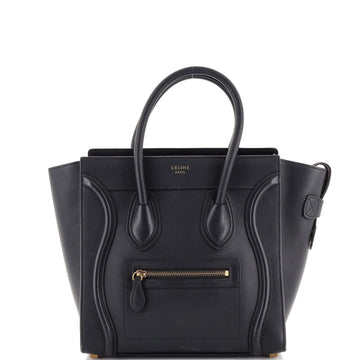 Celine Luggage Bag Smooth Leather Micro