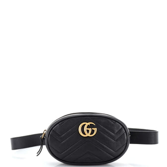 Gucci GG Marmont Belt Bag Matelasse Leather