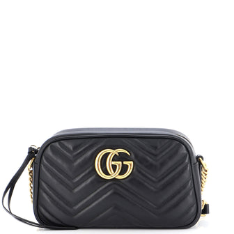 Gucci GG Marmont Shoulder Bag Matelasse Leather Small