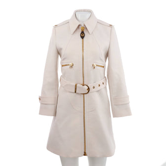 Louis Vuitton Women's Hopsack Belted Zip Coat
