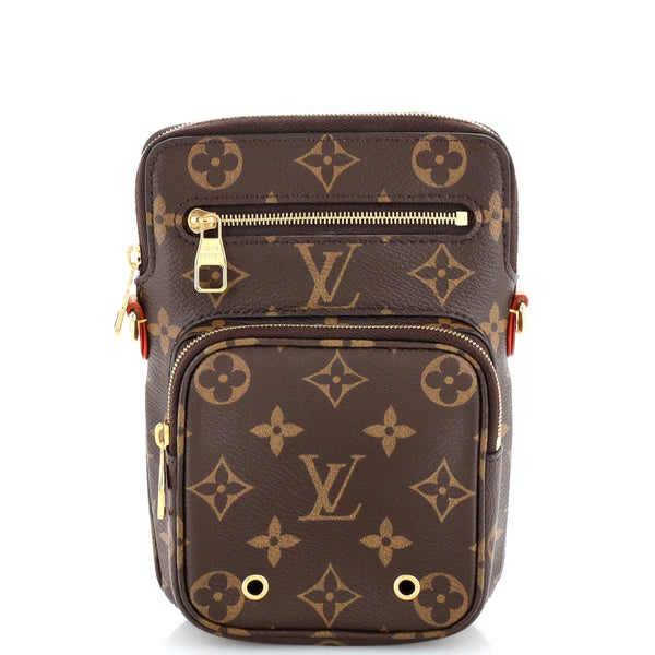 Louis Vuitton Utility Phone Sleeve Bag Monogram Canvas Brown 2323602