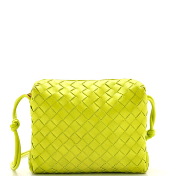 Bottega Veneta Loop Crossbody Bag Intrecciato Nappa Small