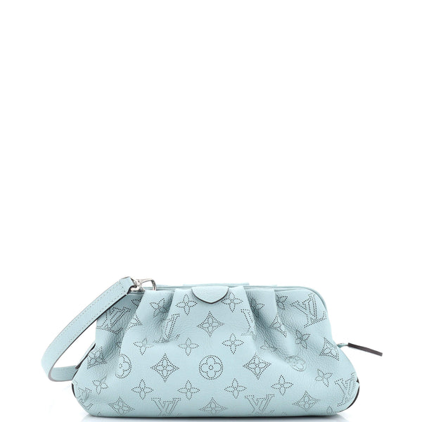 Louis Vuitton Scala Pouch Bag Mahina Leather Mini Blue 2324421