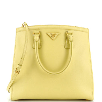 Prada Convertible Parabole Tote Saffiano Leather Medium