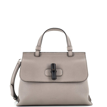 Gucci Bamboo Daily Top Handle Bag Leather Small