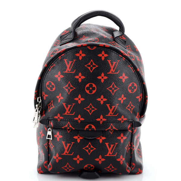 Louis Vuitton Palm Springs Backpack Limited Edition Monogram Infrarouge PM Black