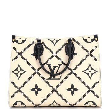 Louis Vuitton OnTheGo Tote Monogram Empreinte Giant Broderies MM