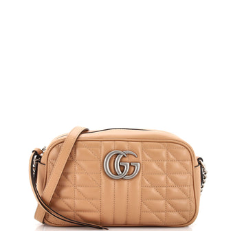Sold at Auction: Gucci Black GG Small Marmont Matelassé Bag