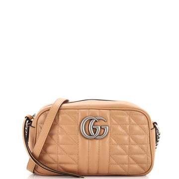 Gucci GG Marmont Shoulder Bag Mixed Matelasse Leather Small