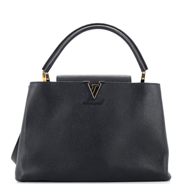Louis Vuitton Capucines Bag Leather MM
