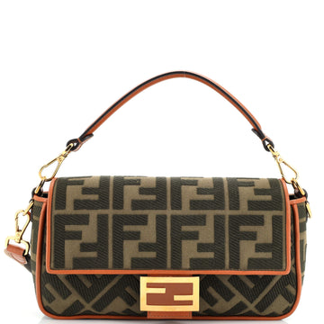Fendi Baguette NM Bag Zucca Canvas Medium