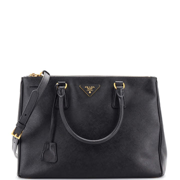 Prada Double Zip Lux Tote Saffiano Leather Large